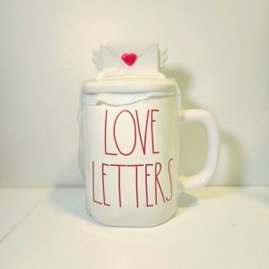 RAE DUNN Love Letters Figural Mug Brand New In Box